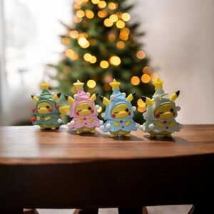 Festive Pikachu Holiday Decor Set